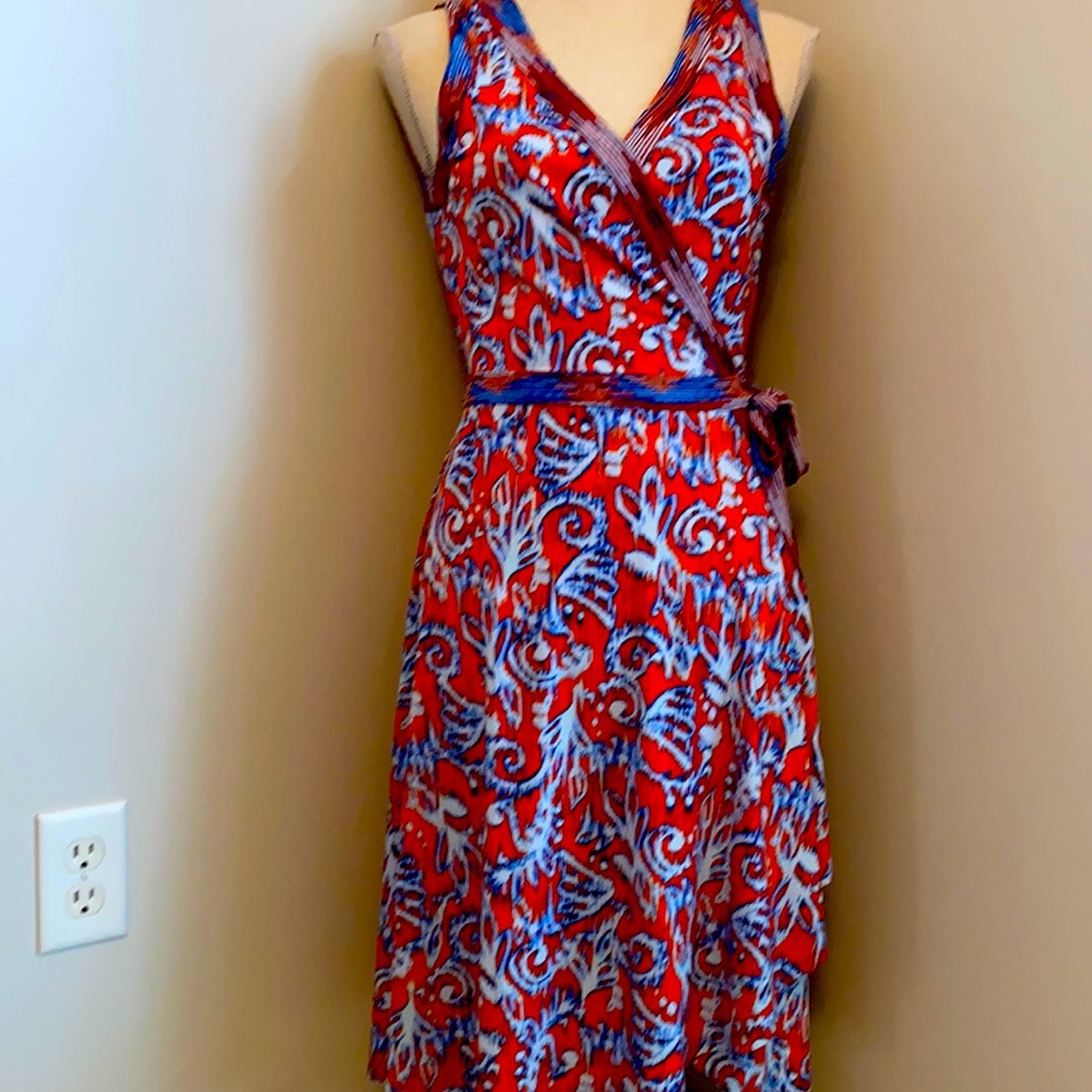 BCBG MaxAzria Sleeveless Wrap Dress